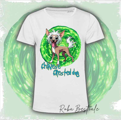 RICK &amp; MORTY T-Shirt - CHINESE CRESTED DOG