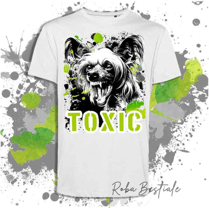 T-Shirt TOXIC - CHINESE CRESTED DOG Hairless