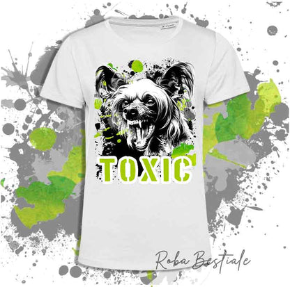 T-Shirt TOXIC - CHINESE CRESTED DOG Hairless