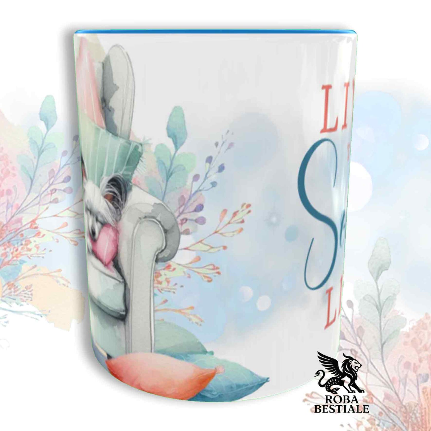 SOFT LIFE Mug - CHINESE CRESTED DOG Powder Puff Grey - Ceramic, color of your choice - 330 ml