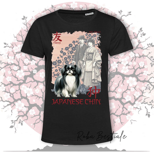 T-Shirt JAPAN STYLE "PRIDE" - CHIN GIAPPONESE - da DONNA, in tanti colori! Dalla XS alla 3XL