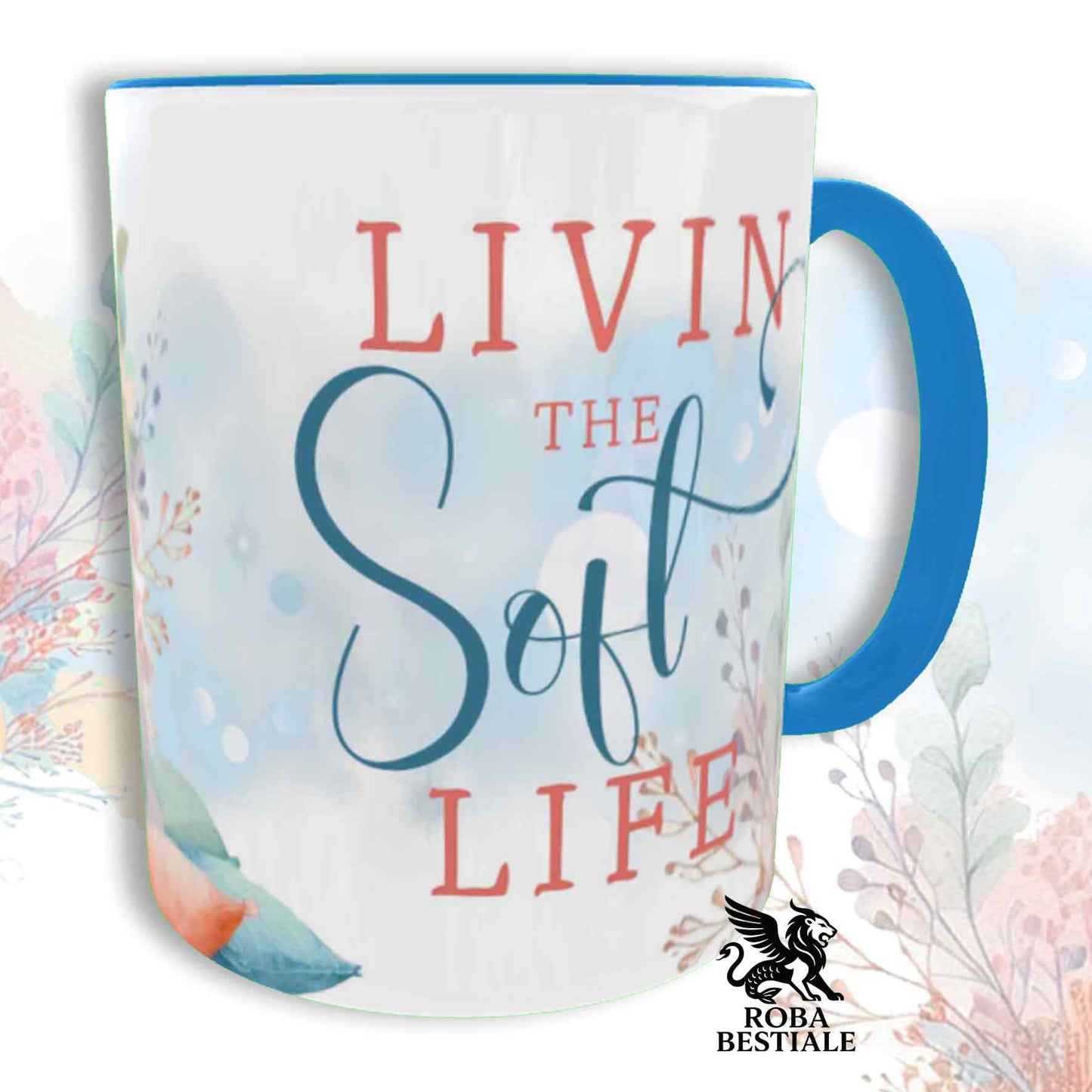 SOFT LIFE Mug - JAPANESE CHIN Black and White - Ceramic, color of your choice - 330 ml