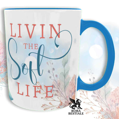 SOFT LIFE Mug - JAPANESE CHIN Black and White - Ceramic, color of your choice - 330 ml