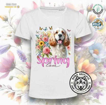 SPRING LOVE T-Shirt - CLUMBER SPANIEL