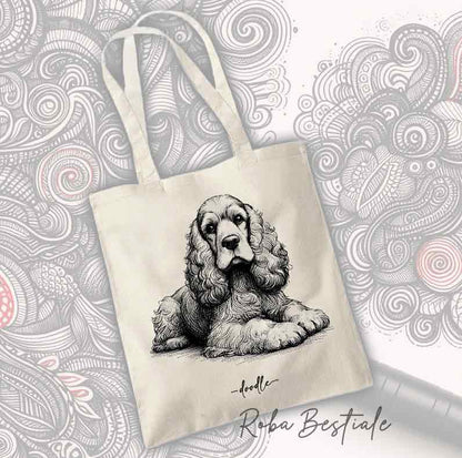 Shopper DOODLE - COCKER SPANIEL INGLESE