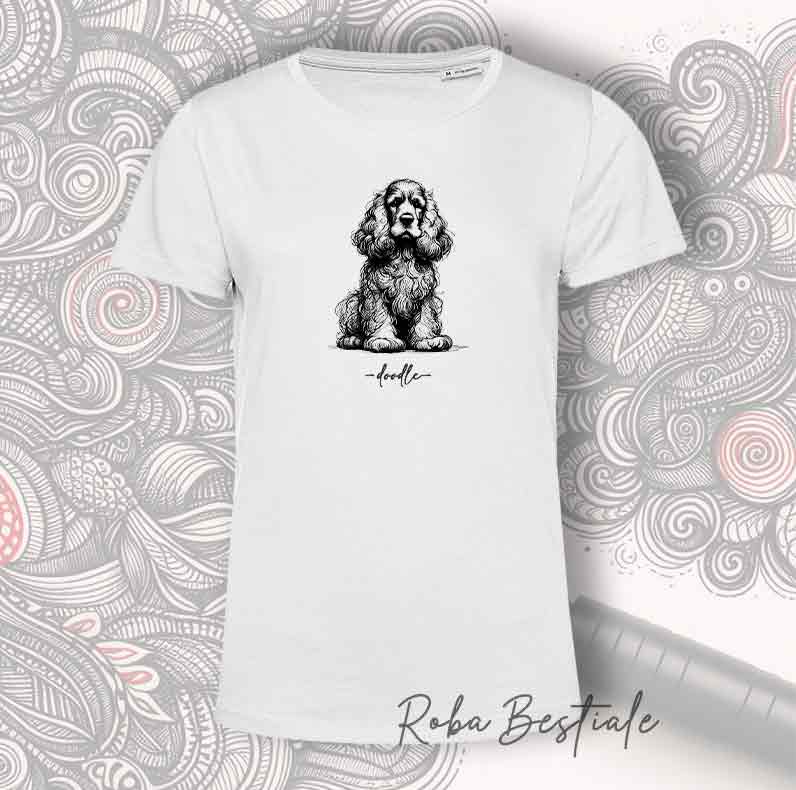 T-Shirt DOODLE - COCKER SPANIEL INGLESE