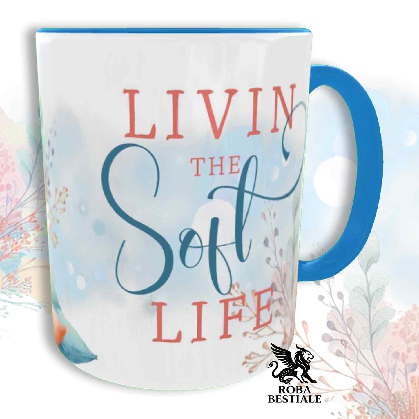 Tazza SOFT LIFE - COCKER SPANIEL INGLESE Bianco e Nero - In Ceramica, colore a scelta - 330 ml