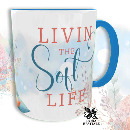 Tazza SOFT LIFE - COCKER SPANIEL INGLESE Bianco e Nero - In Ceramica, colore a scelta - 330 ml