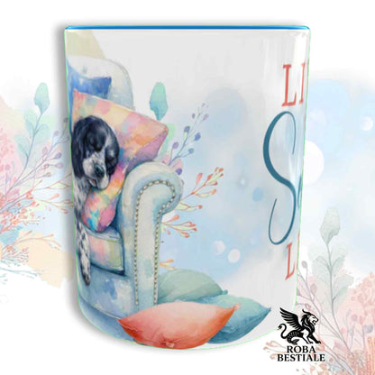 Tazza SOFT LIFE - COCKER SPANIEL INGLESE Blue Roano - In Ceramica, colore a scelta - 330 ml