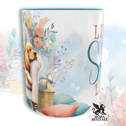 Tazza SOFT LIFE - COCKER SPANIEL INGLESE Dorato - In Ceramica, colore a scelta - 330 ml