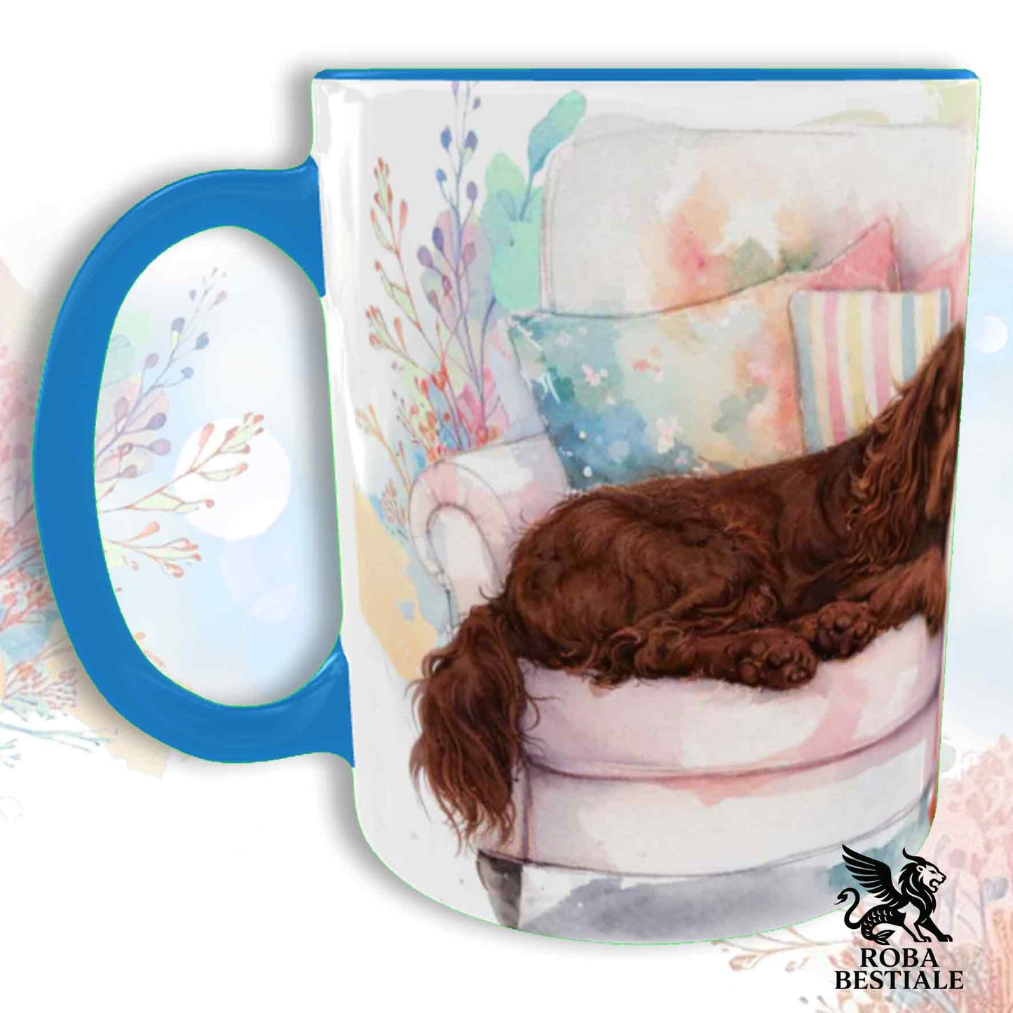 Tazza SOFT LIFE - COCKER SPANIEL INGLESE Fegato - In Ceramica, colore a scelta - 330 ml