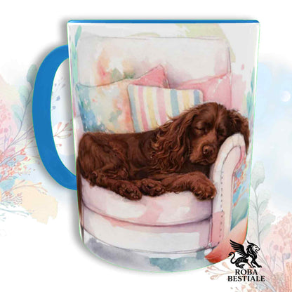 Tazza SOFT LIFE - COCKER SPANIEL INGLESE Fegato - In Ceramica, colore a scelta - 330 ml