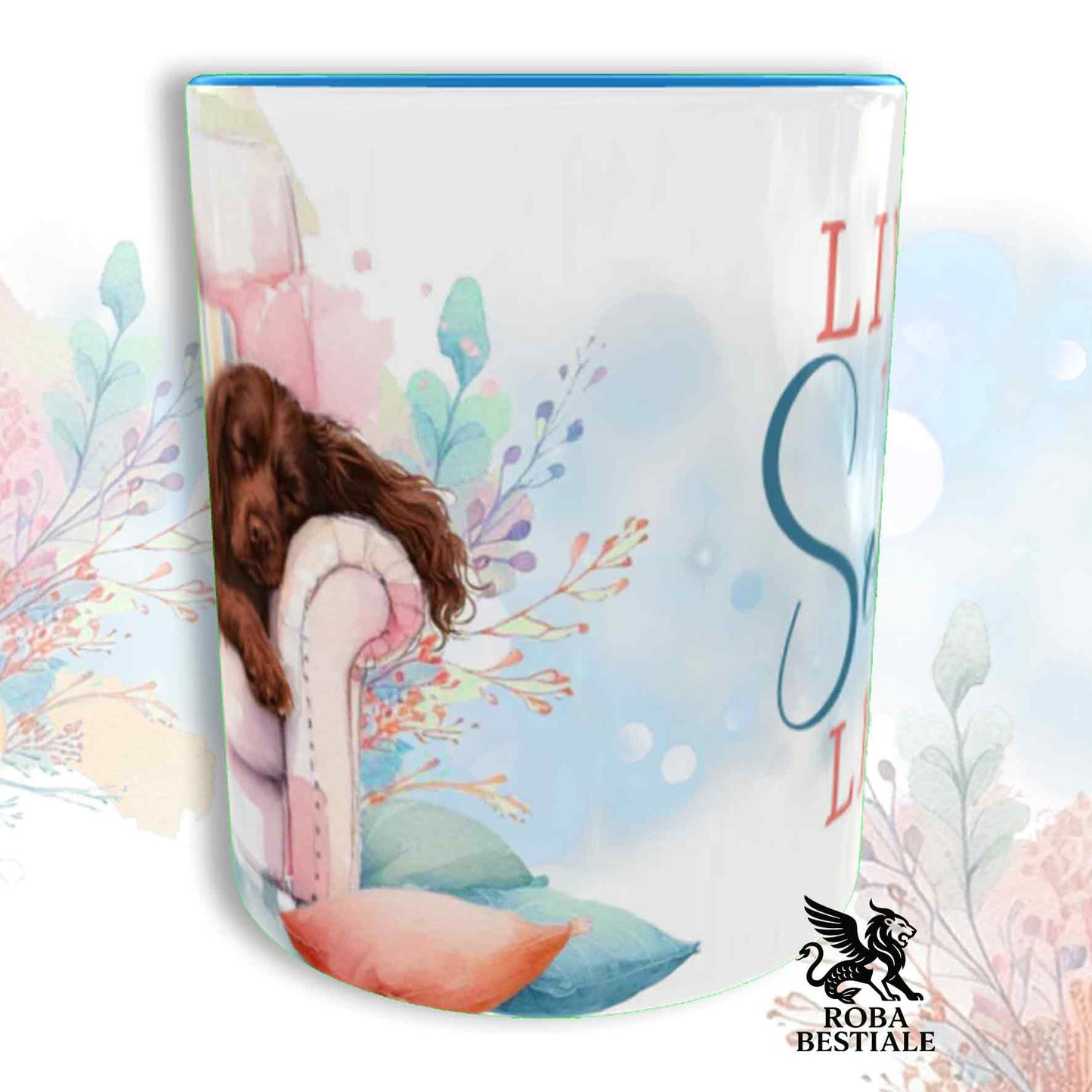 Tazza SOFT LIFE - COCKER SPANIEL INGLESE Fegato - In Ceramica, colore a scelta - 330 ml