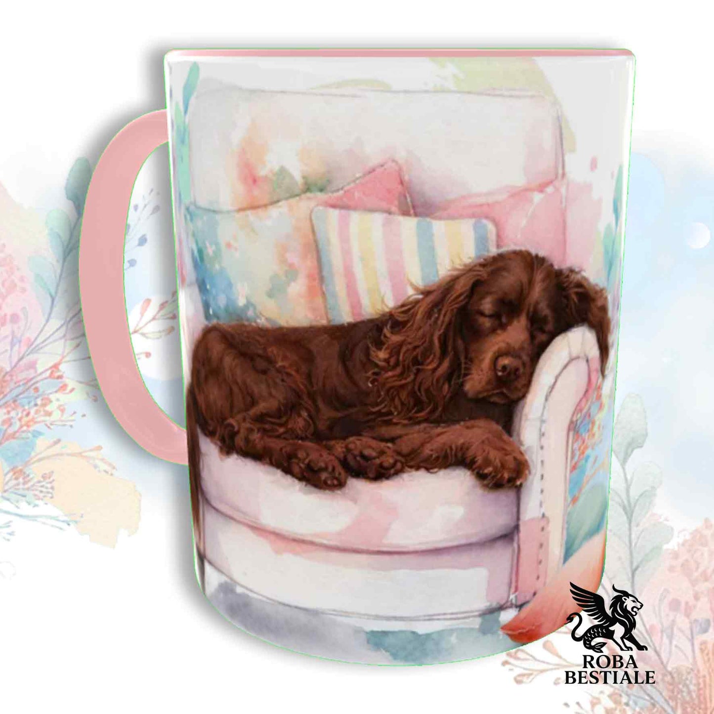 Tazza SOFT LIFE - COCKER SPANIEL INGLESE Fegato - In Ceramica, colore a scelta - 330 ml