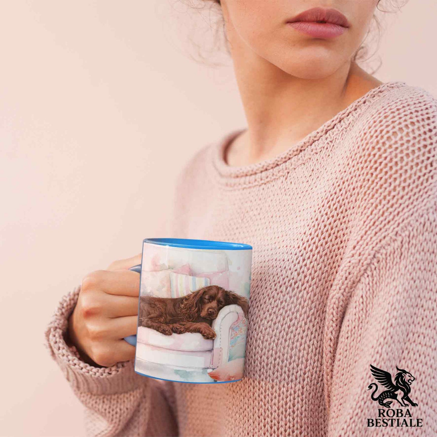 Tazza SOFT LIFE - COCKER SPANIEL INGLESE Fegato - In Ceramica, colore a scelta - 330 ml