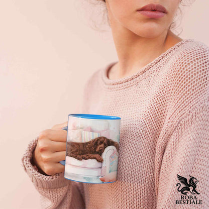 Tazza SOFT LIFE - COCKER SPANIEL INGLESE Fegato - In Ceramica, colore a scelta - 330 ml