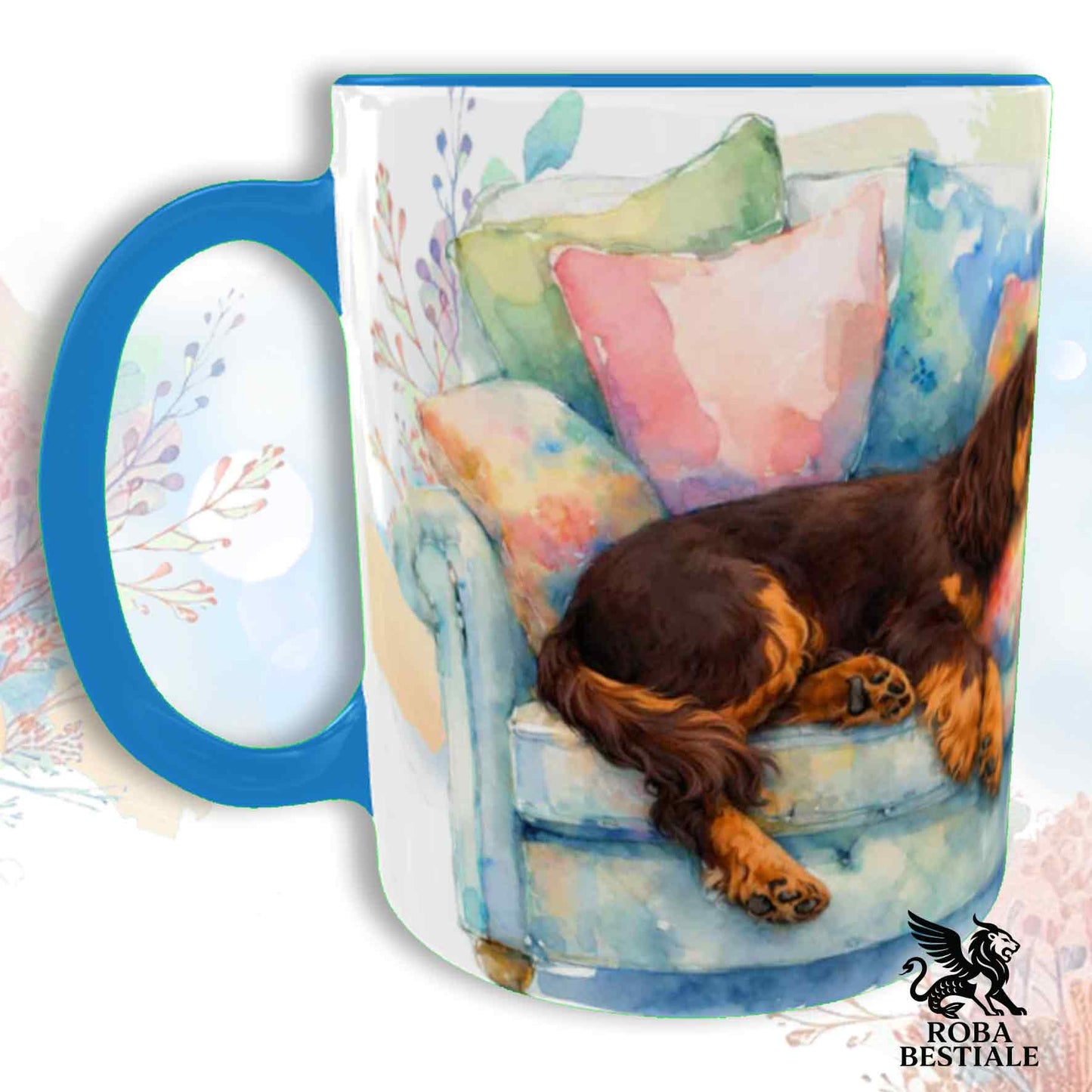 SOFT LIFE Mug - Liver Roan ENGLISH COCKER SPANIEL - Ceramic, color of your choice - 330 ml