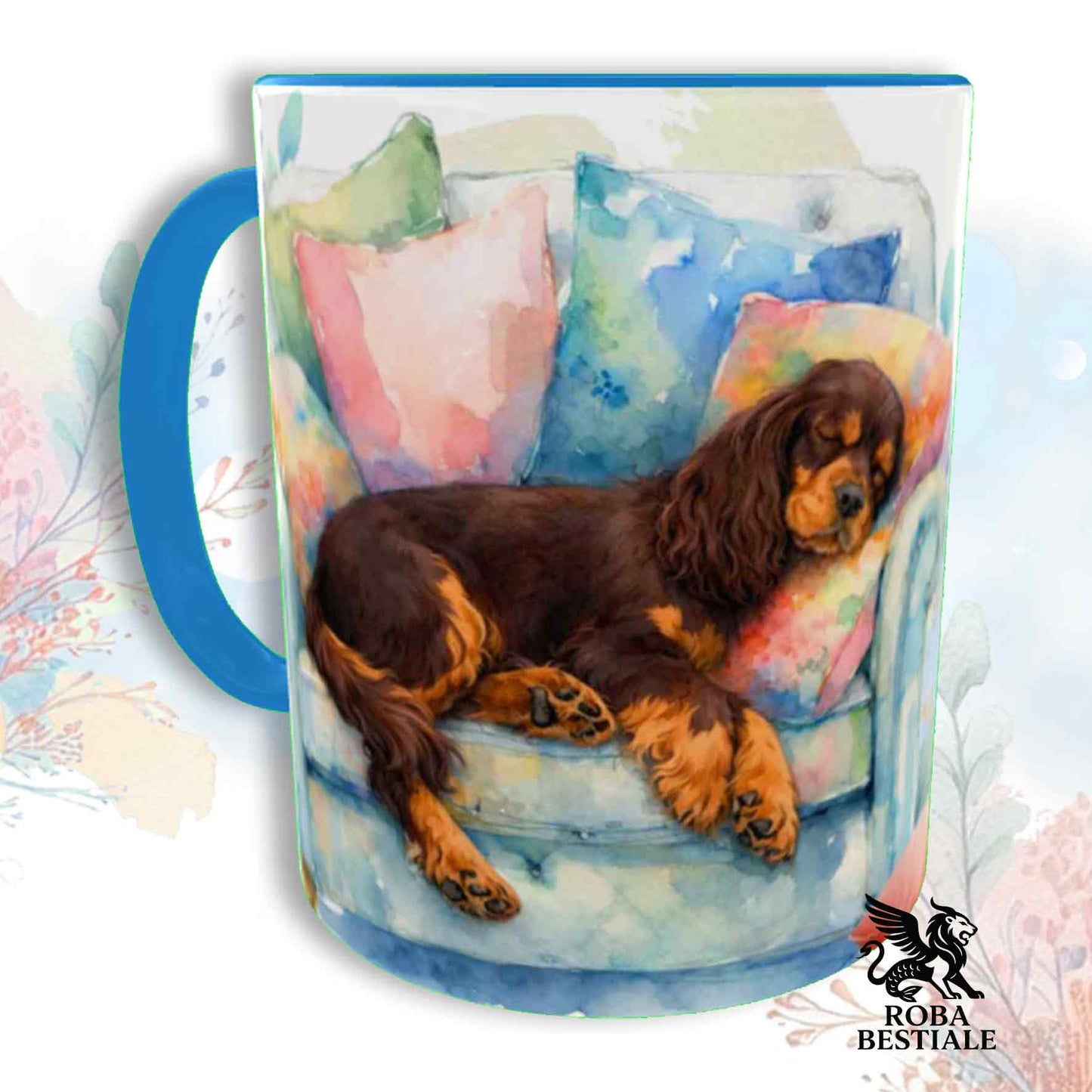 SOFT LIFE Mug - Liver Roan ENGLISH COCKER SPANIEL - Ceramic, color of your choice - 330 ml