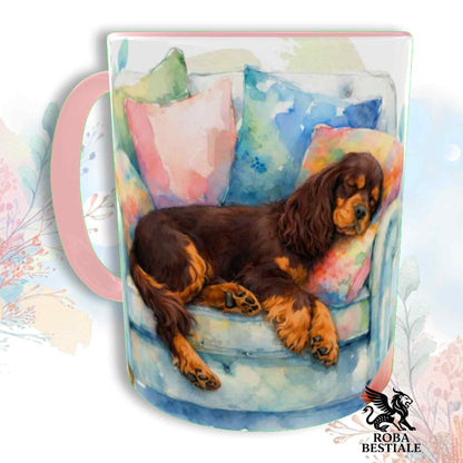 SOFT LIFE Mug - Liver Roan ENGLISH COCKER SPANIEL - Ceramic, color of your choice - 330 ml