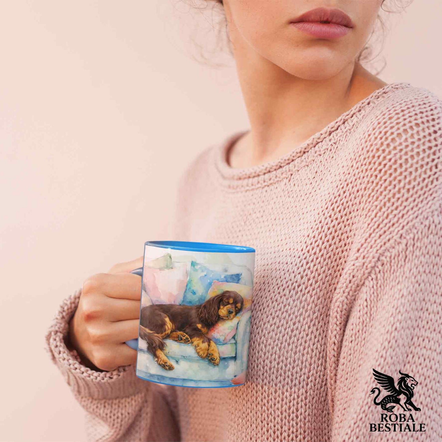 SOFT LIFE Mug - Liver Roan ENGLISH COCKER SPANIEL - Ceramic, color of your choice - 330 ml