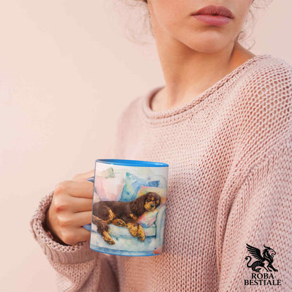 SOFT LIFE Mug - Liver Roan ENGLISH COCKER SPANIEL - Ceramic, color of your choice - 330 ml