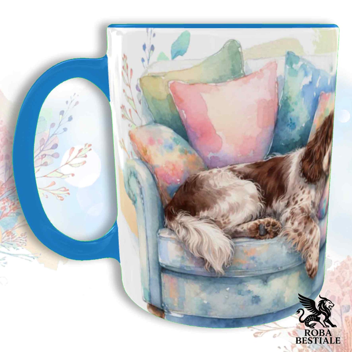 SOFT LIFE Mug - ENGLISH COCKER SPANIEL Liver Roan - Ceramic, colour of your choice - 330 ml