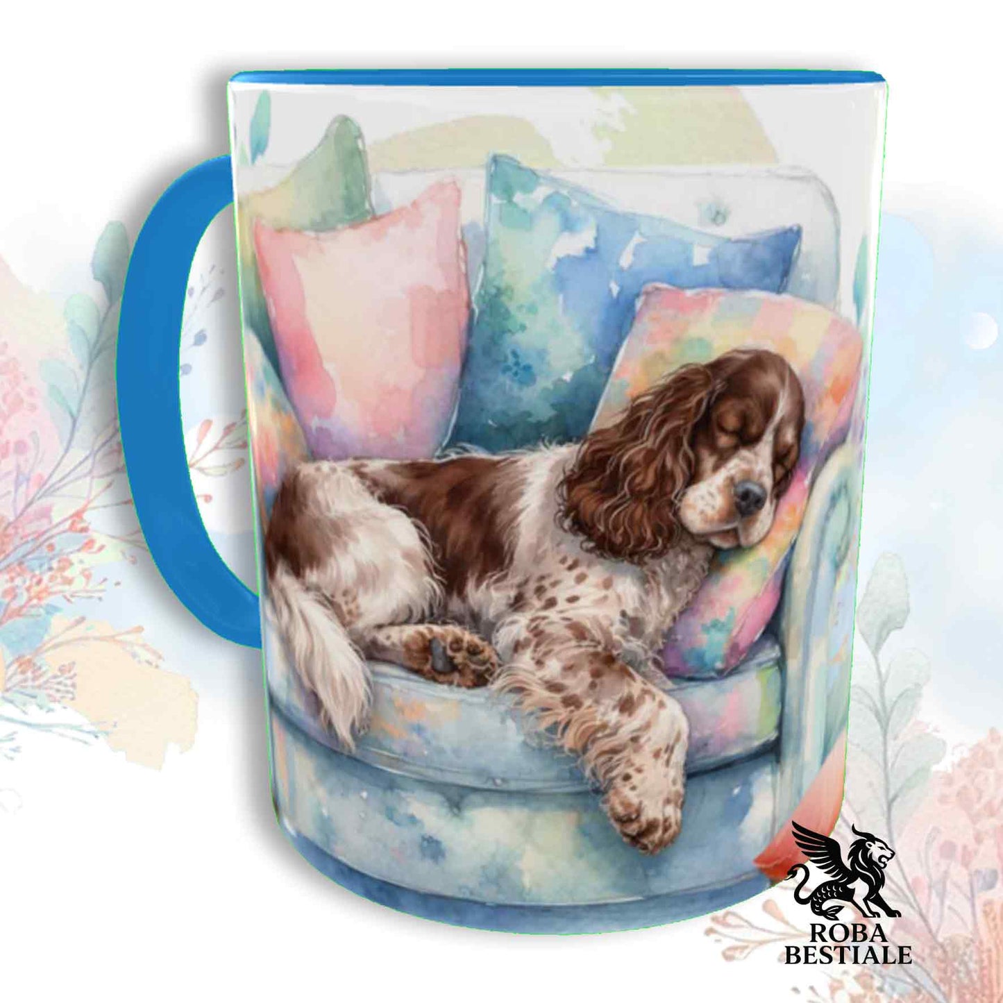 SOFT LIFE Mug - ENGLISH COCKER SPANIEL Liver Roan - Ceramic, colour of your choice - 330 ml