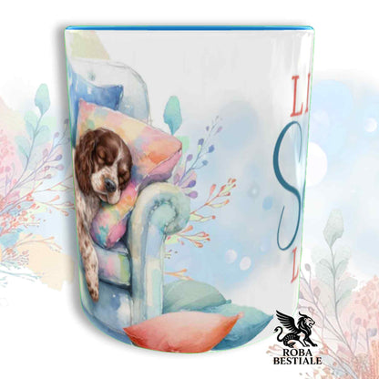 SOFT LIFE Mug - ENGLISH COCKER SPANIEL Liver Roan - Ceramic, colour of your choice - 330 ml
