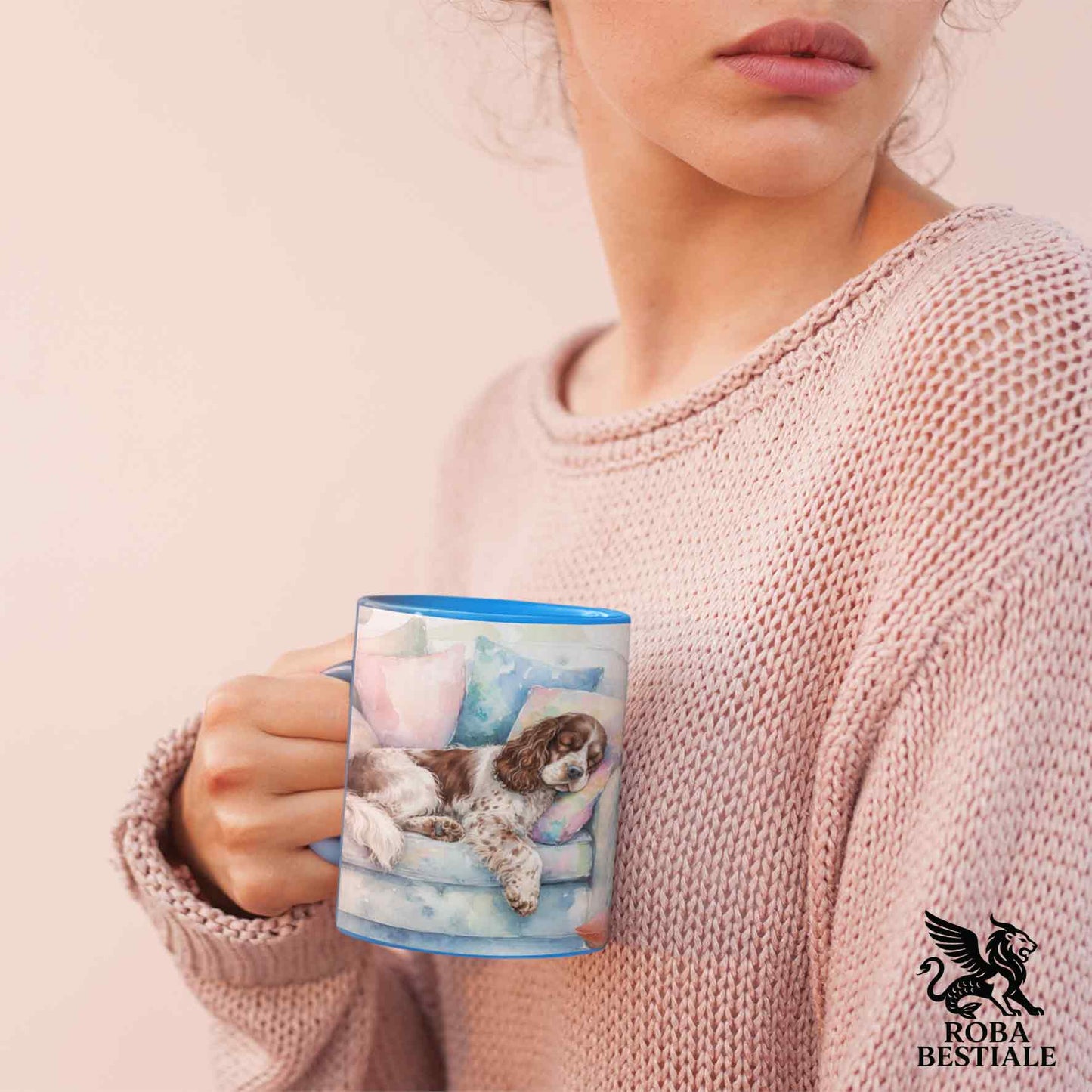 SOFT LIFE Mug - ENGLISH COCKER SPANIEL Liver Roan - Ceramic, colour of your choice - 330 ml