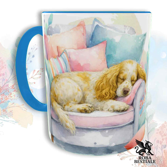 Tazza SOFT LIFE - COCKER SPANIEL INGLESE Limone Roano - In Ceramica, colore a scelta - 330 ml