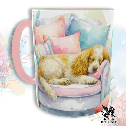 Tazza SOFT LIFE - COCKER SPANIEL INGLESE Limone Roano - In Ceramica, colore a scelta - 330 ml