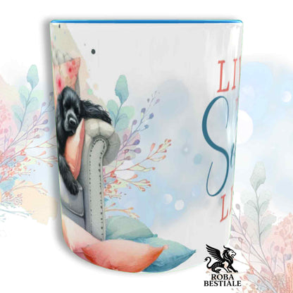 Tazza SOFT LIFE - COCKER SPANIEL INGLESE Nero - In Ceramica, colore a scelta - 330 ml