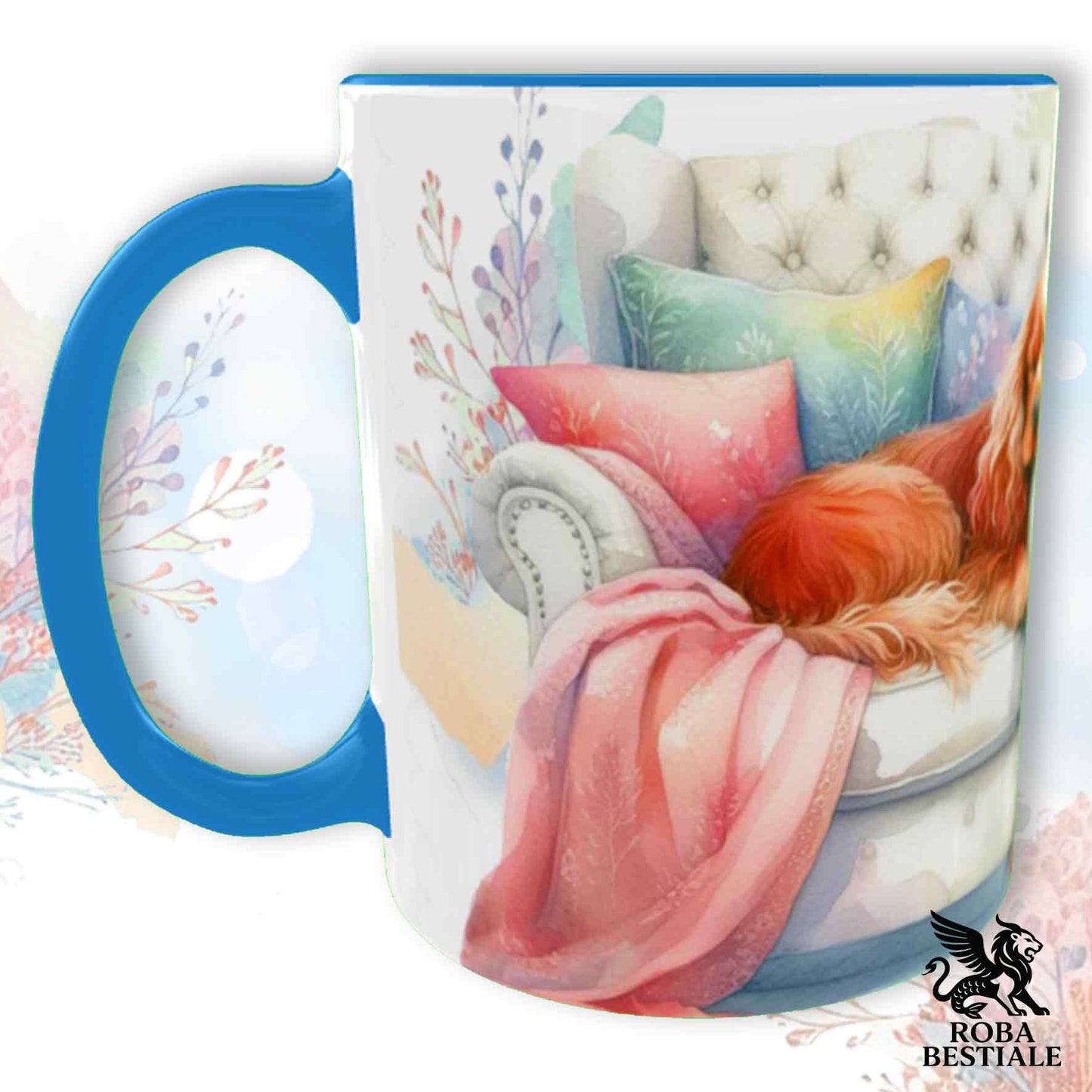SOFT LIFE Mug - Red ENGLISH COCKER SPANIEL - Ceramic, choice of colours - 330 ml