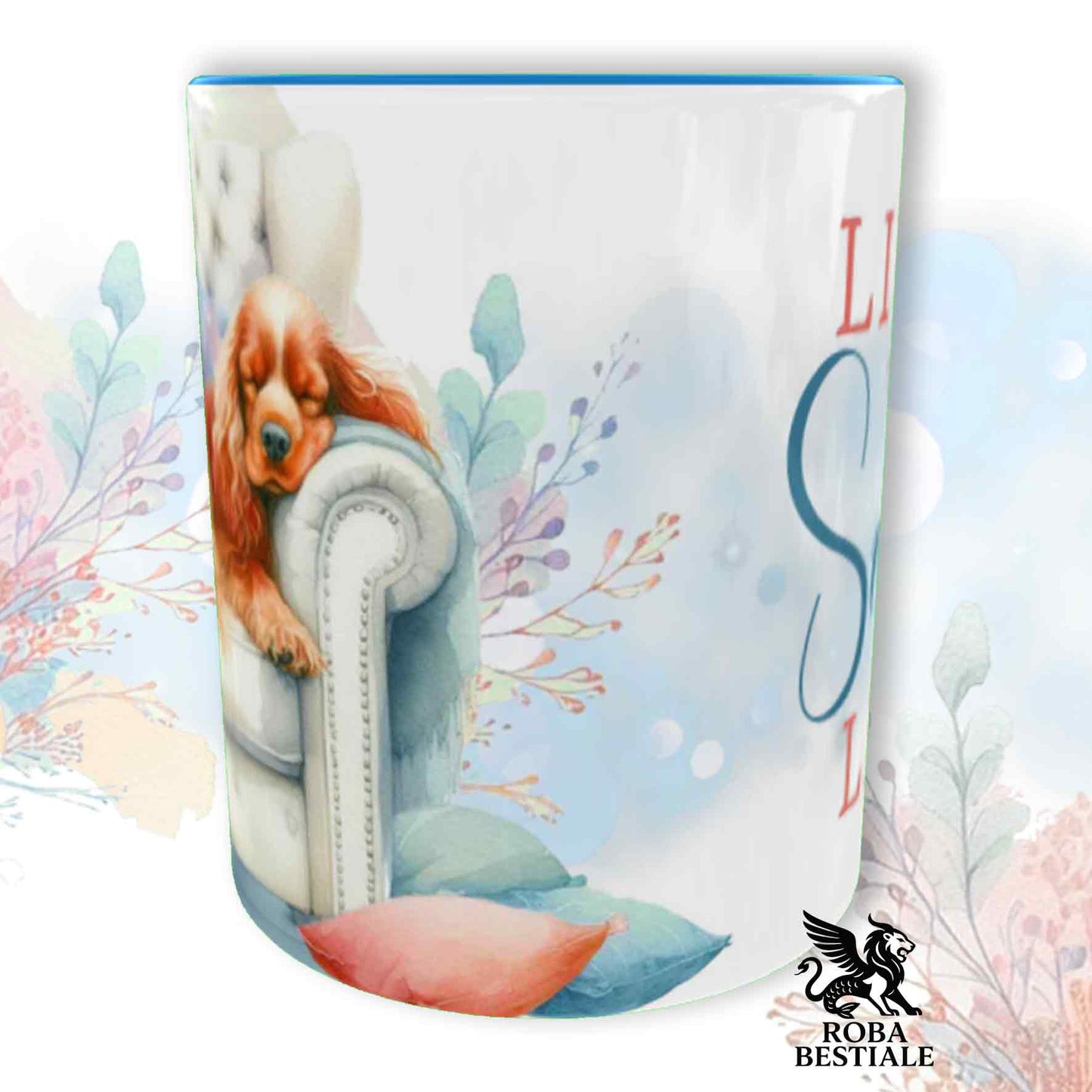 SOFT LIFE Mug - Red ENGLISH COCKER SPANIEL - Ceramic, choice of colours - 330 ml