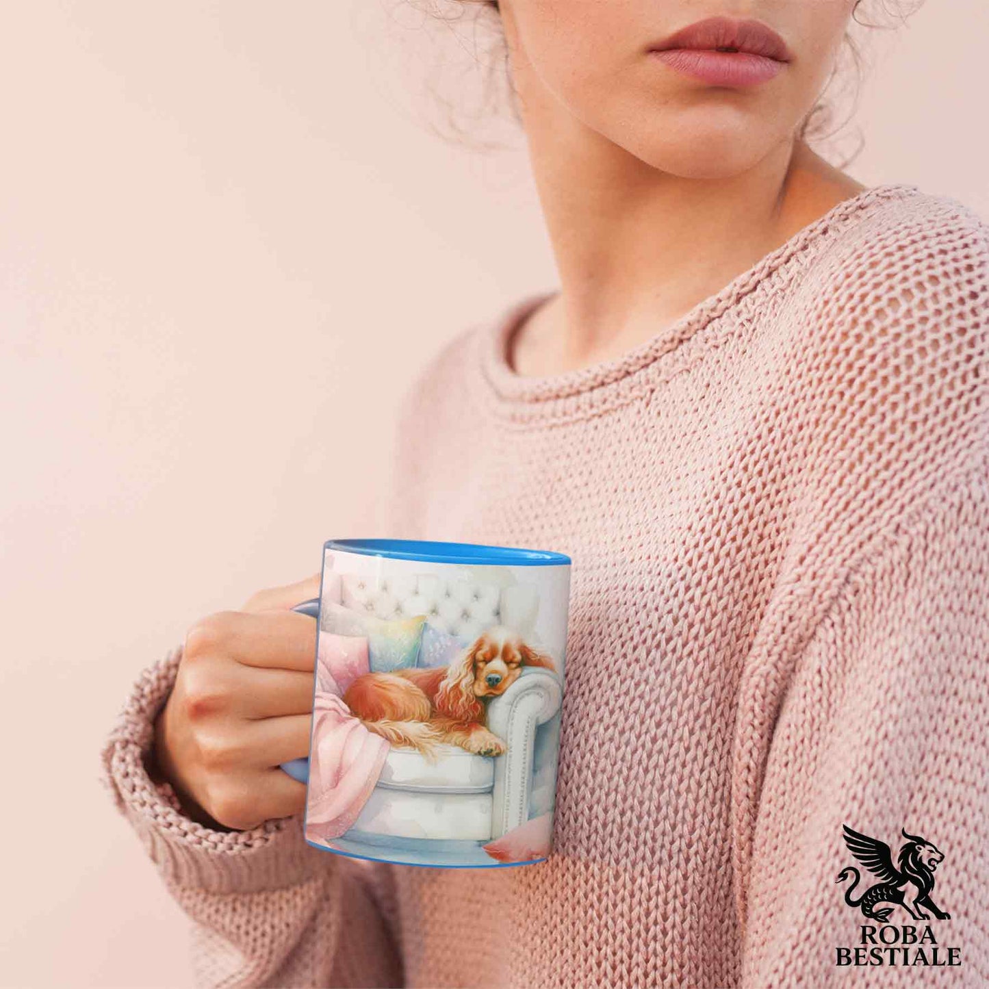 SOFT LIFE Mug - Red ENGLISH COCKER SPANIEL - Ceramic, choice of colours - 330 ml