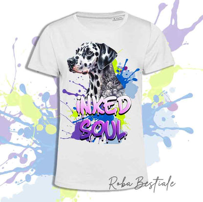 T-shirt INKED SOUL - DALMATIEN Noir & Blanc