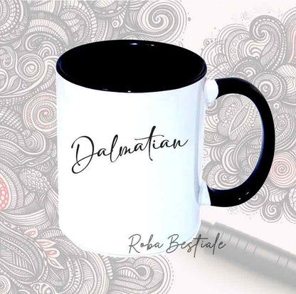 DOODLE Mug - DALMATIAN Black &amp; White