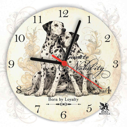 Orologio da Muro NOBILITY - DALMATA Bianco e Nero - in MDF - diametro 20 o 30 cm