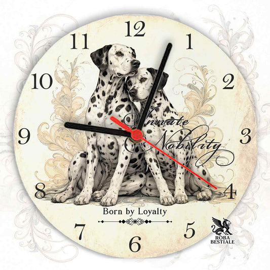Orologio da Muro NOBILITY - DALMATA Bianco e Nero - in MDF - diametro 20 o 30 cm