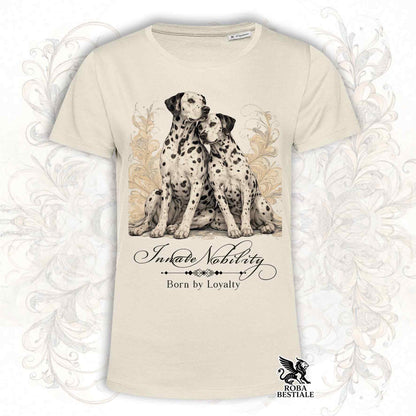 T-Shirt NOBILITY - DALMATA Bianco e Nero - Bianca o Beige, da Uomo o da Donna - dalla XS alla 5XL