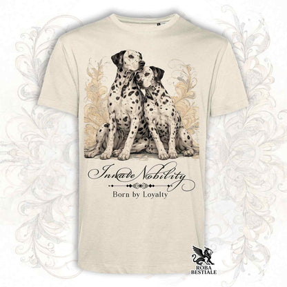 T-Shirt NOBILITY - DALMATA Bianco e Nero - Bianca o Beige, da Uomo o da Donna - dalla XS alla 5XL
