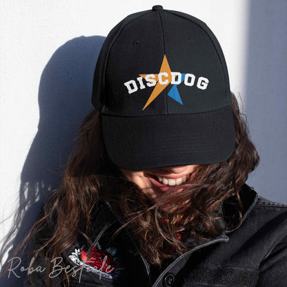 Cappellino STAR - DISCDOG - 100% Cotone - Nero