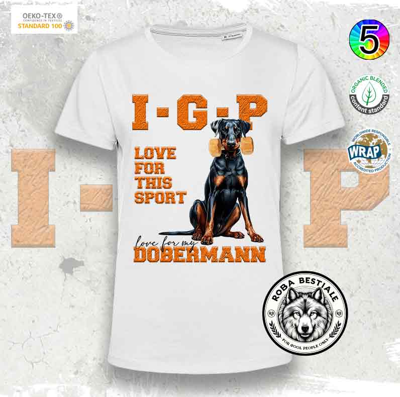T-Shirt IGP LOVE - DOBERMANN