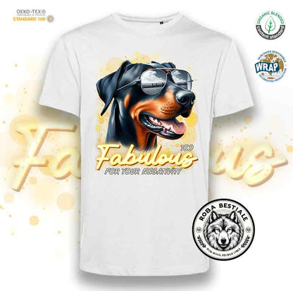 T-Shirt TOO FABULOUS - DOBERMANN