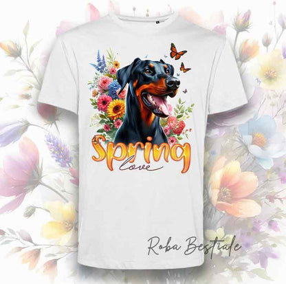 T-Shirt SPRING LOVE - DOBERMANN