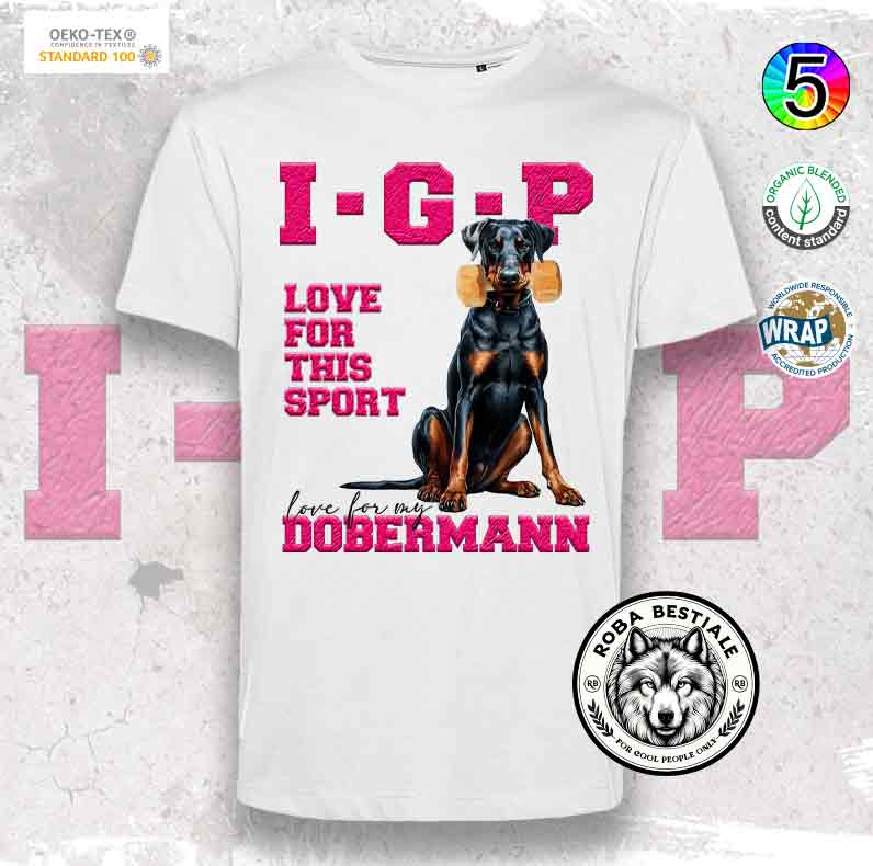 T-Shirt IGP LOVE - DOBERMANN