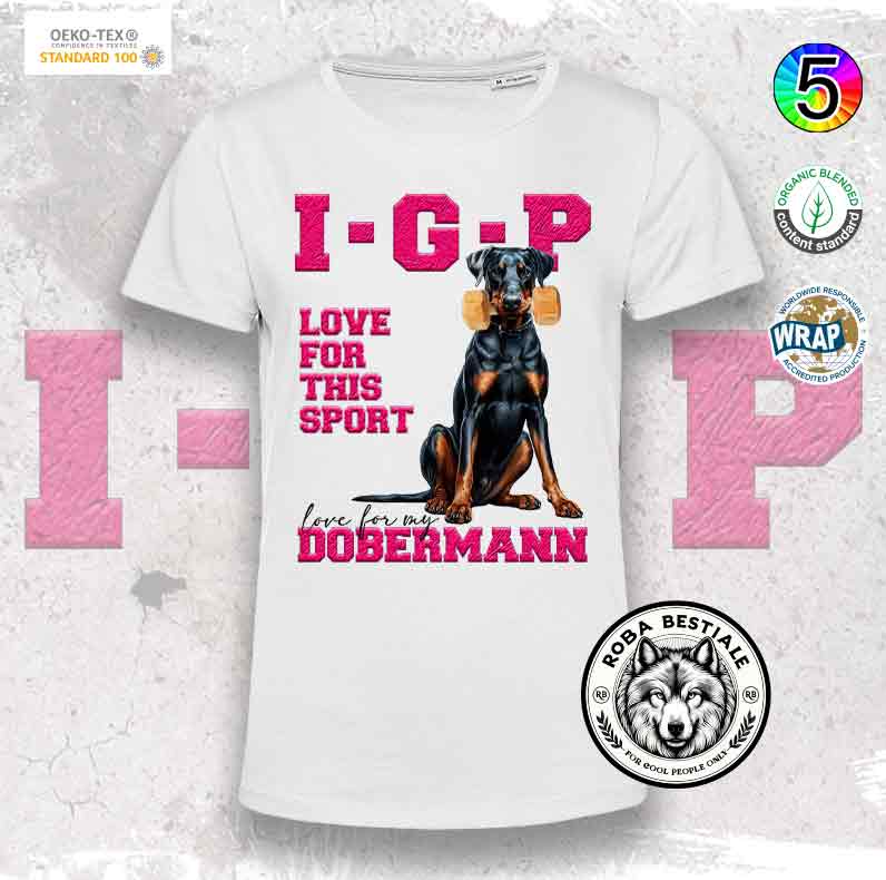 T-Shirt IGP LOVE - DOBERMANN