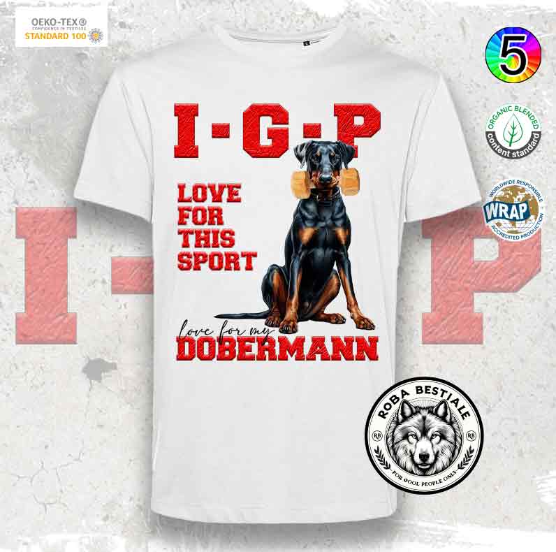 T-Shirt IGP LOVE - DOBERMANN