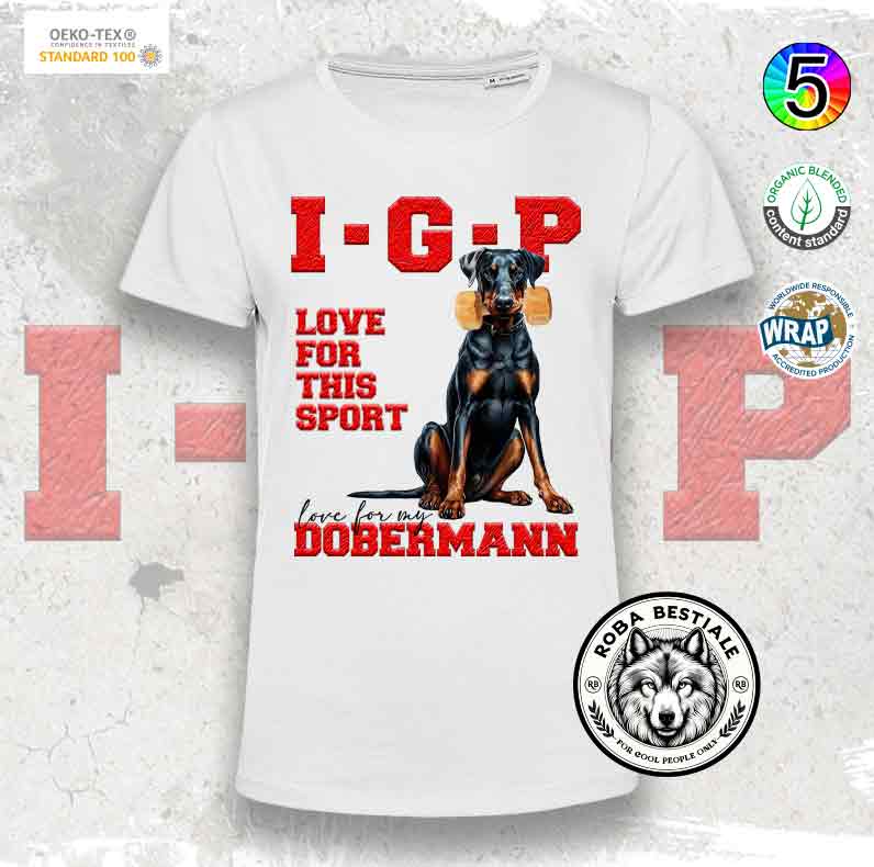 T-Shirt IGP LOVE - DOBERMANN