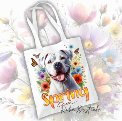 Tote Bag DOGO ARGENTINO - Collezione Spring Love